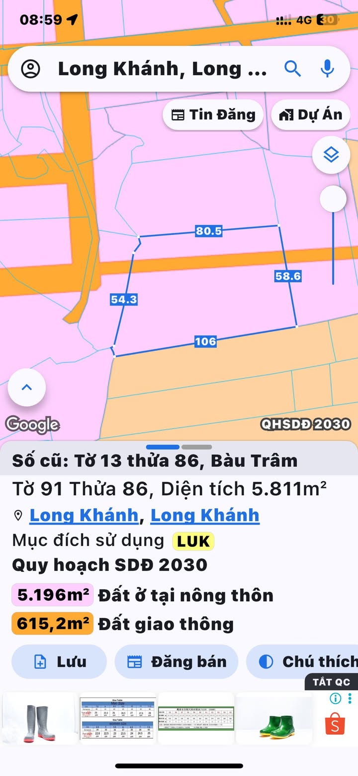 Đất Farm 7.200m² Bàu Trâm, Long Khánh giá 9.72 tỷ - Chỉ cần tiền gấp!