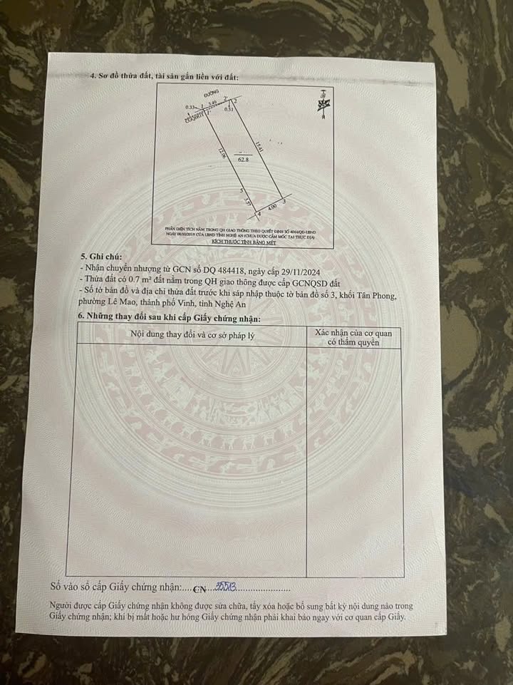 Nhà riêng Thành Phố Vinh 63m² giá 2 tỷ - Vị trí trung tâm, tiện ích bủa vây!