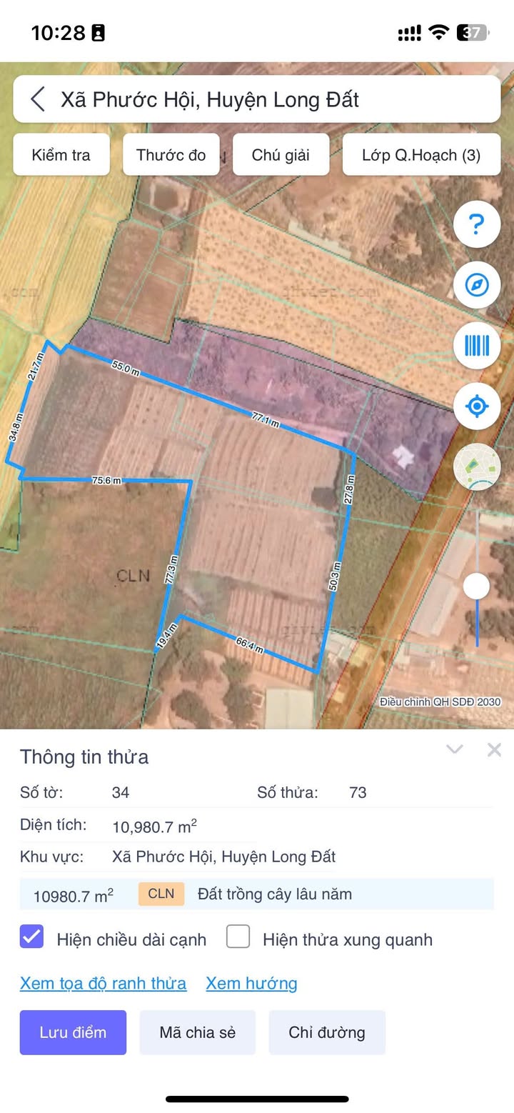 Đất sào Phước Hải, Long Đất 10.203m² giá chỉ 10 tỷ - Cơ hội đầu tư hấp dẫn!