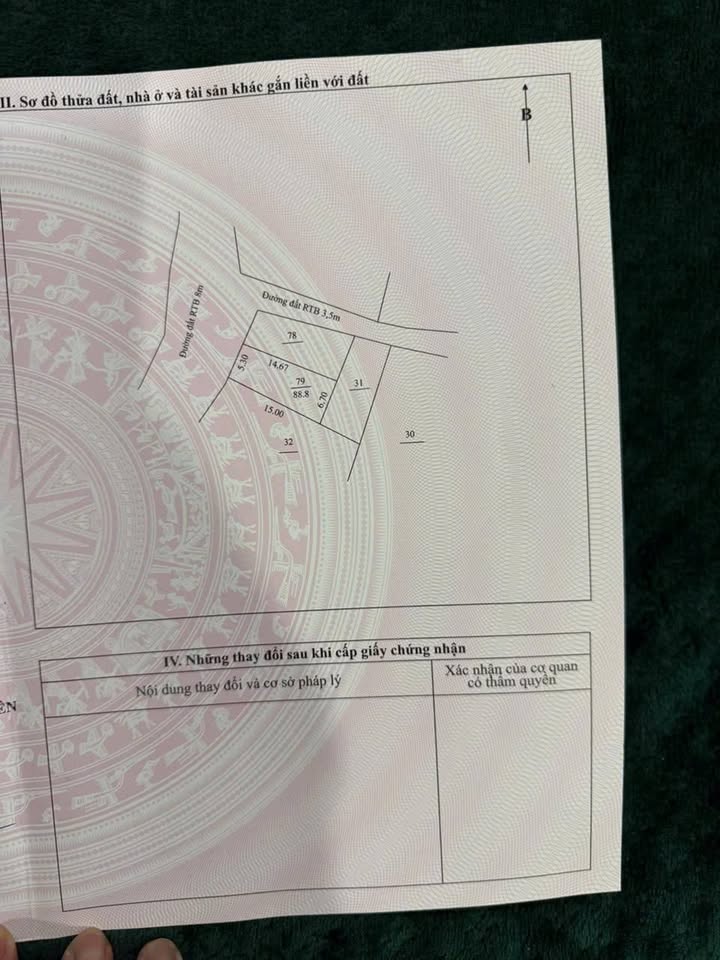 Đất ở Xã Cao Ngạn, TP Thái Nguyên 88.8m² giá chỉ 600 triệu - Sổ đỏ chính chủ