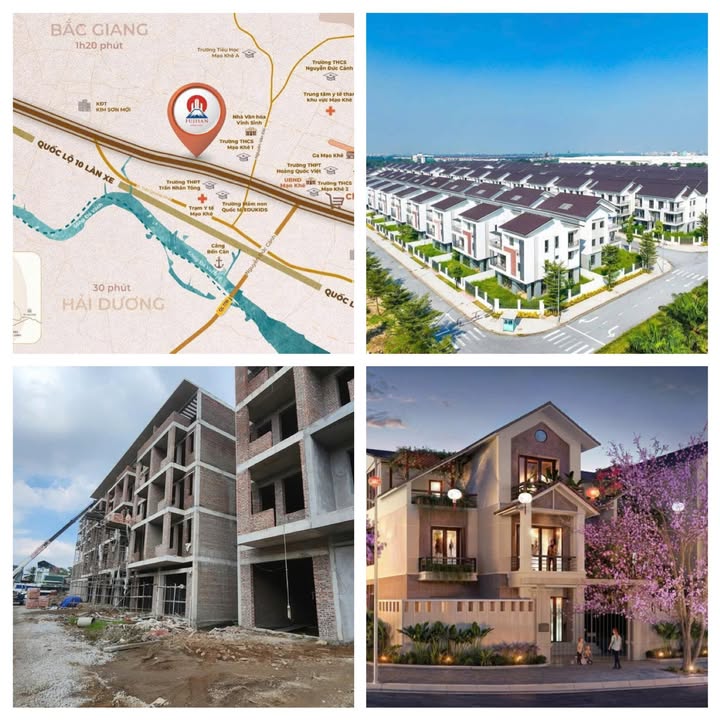 Townhouse liền kề Đông Triều 80m² giá thỏa thuận - Sẵn sàng vào ở ngay!