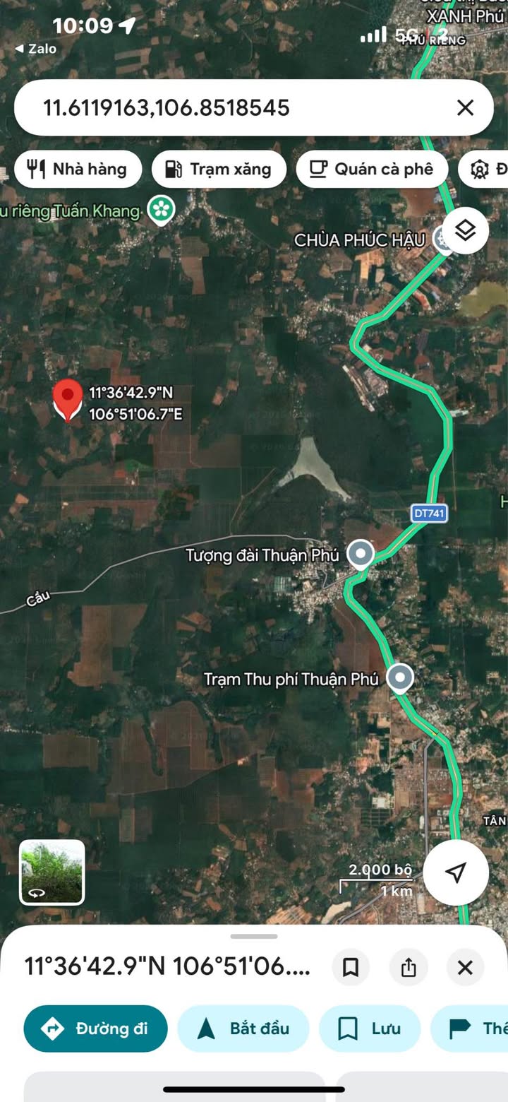 Đất thổ cư 390m² tại Xã Thuận Lợi, Huyện Đồng Phú - Giá chỉ 360 triệu!