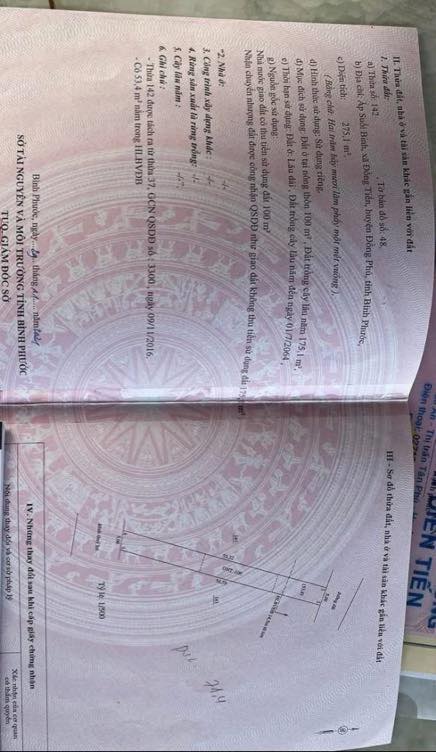 Đất thổ cư xã Đồng Tiến 275m² giá chỉ 300 triệu - Đầu tư sinh lời tuyệt vời!