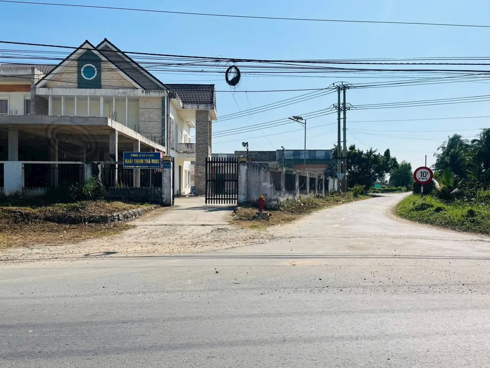 Đất nền mặt tiền đường nhựa Lương Hòa, Châu Thành, Trà Vinh 500m² - Giá chỉ 370 triệu!