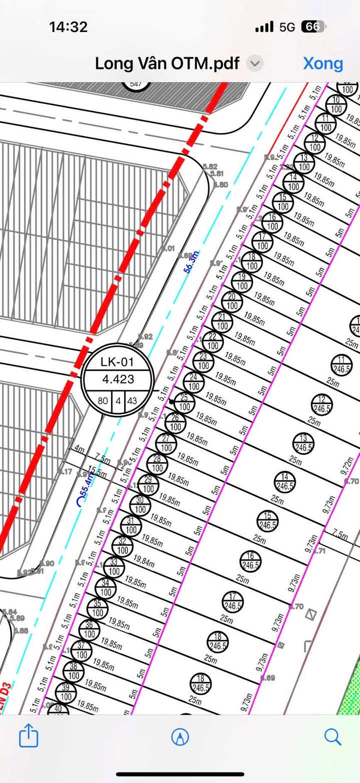 Đất nền Khu đô thị Long Vân 100m² giá 2.25 tỷ - Sổ đỏ chính chủ!