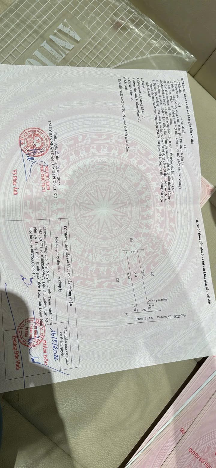 Lô đất 192m² tại xã Ia Kênh, Pleiku chỉ 600 triệu - Đầu tư sinh lời hấp dẫn!