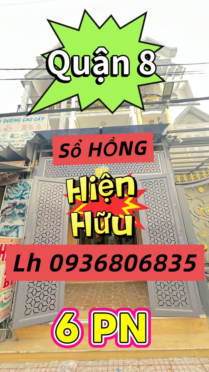 Nhà mặt tiền đường Bến Bình Đông, Quận 8, 54m², giá 8.8 tỷ - Chính chủ bán gấp!