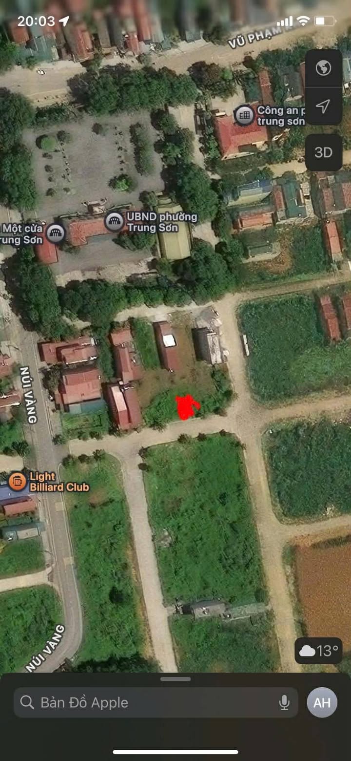 Đất nền phường Trung Sơn, Tam Điệp 100m² giá 1.6 tỷ - Cơ hội đầu tư hiếm có!