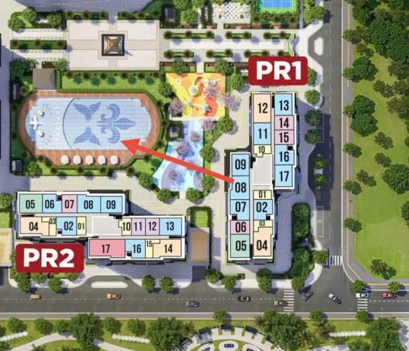 Căn hộ Vinhomes Ocean Park Gia Lâm 74m² giá 5 tỷ - View bể bơi cực đẹp!