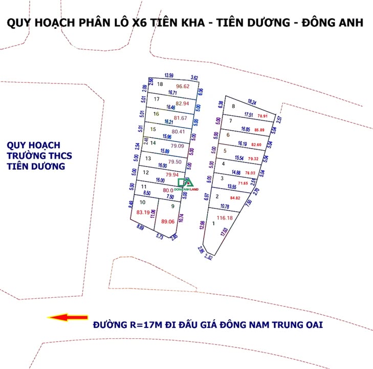 Lô đất Tiên Kha - Tiên Dương 80m² giá thỏa thuận - Đầu tư sinh lời tuyệt vời!