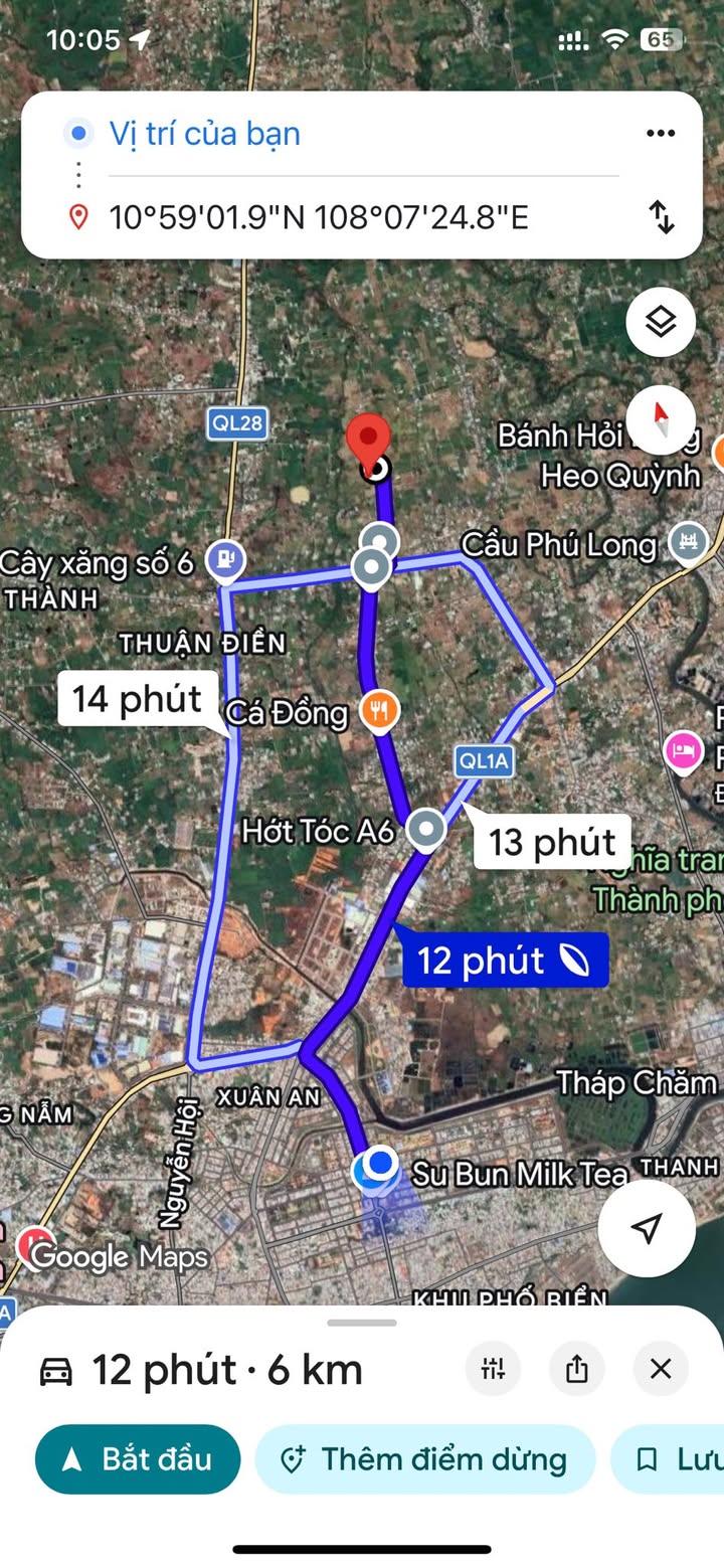 Đất nền Quốc lộ 1A, Phan Thiết 7560m² - Đầu tư sinh lời hấp dẫn!