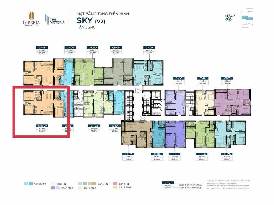 Căn hộ Vinhomes Smart City Nam Từ Liêm 83.9m² giá 7.3 tỷ - View thoáng mát!