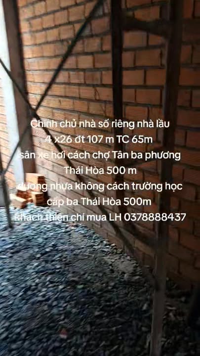 Nhà riêng Phường Thái Hòa 65m² giá thỏa thuận - Chính chủ, tiềm năng phát triển!