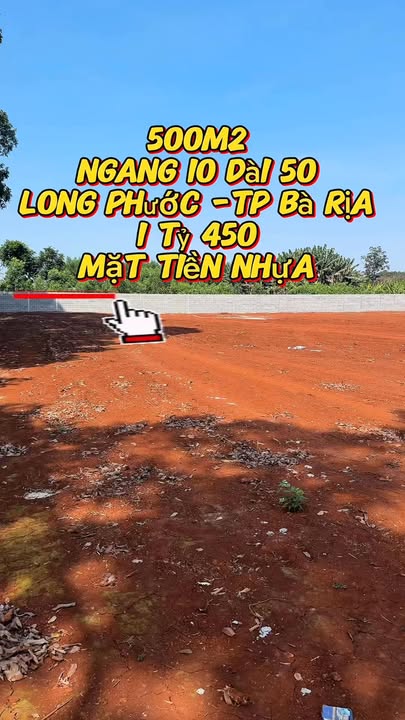 Đất nền 500m² đường 91, Bà Rịa - Giá chỉ 1.45 tỷ - Cơ hội đầu tư không thể bỏ qua!