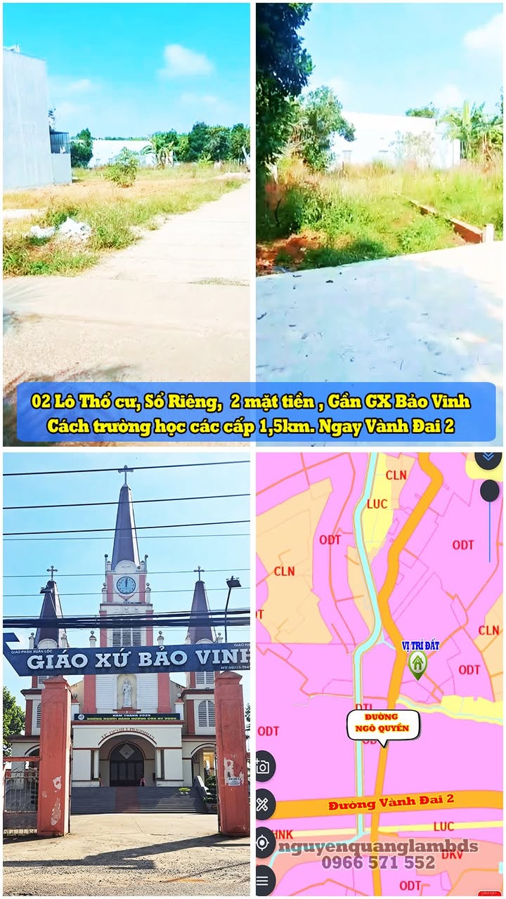 Đất nền Bảo Vinh Long Khánh 125m² giá chỉ 979 triệu - Cơ hội đầu tư tốt!