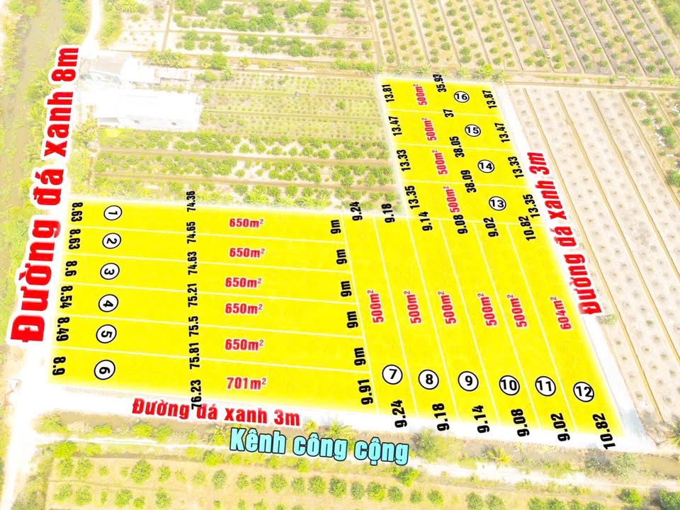 Đất vườn Thạnh Lợi 500m² giá 350 triệu - Đầu tư sinh lời ngay!