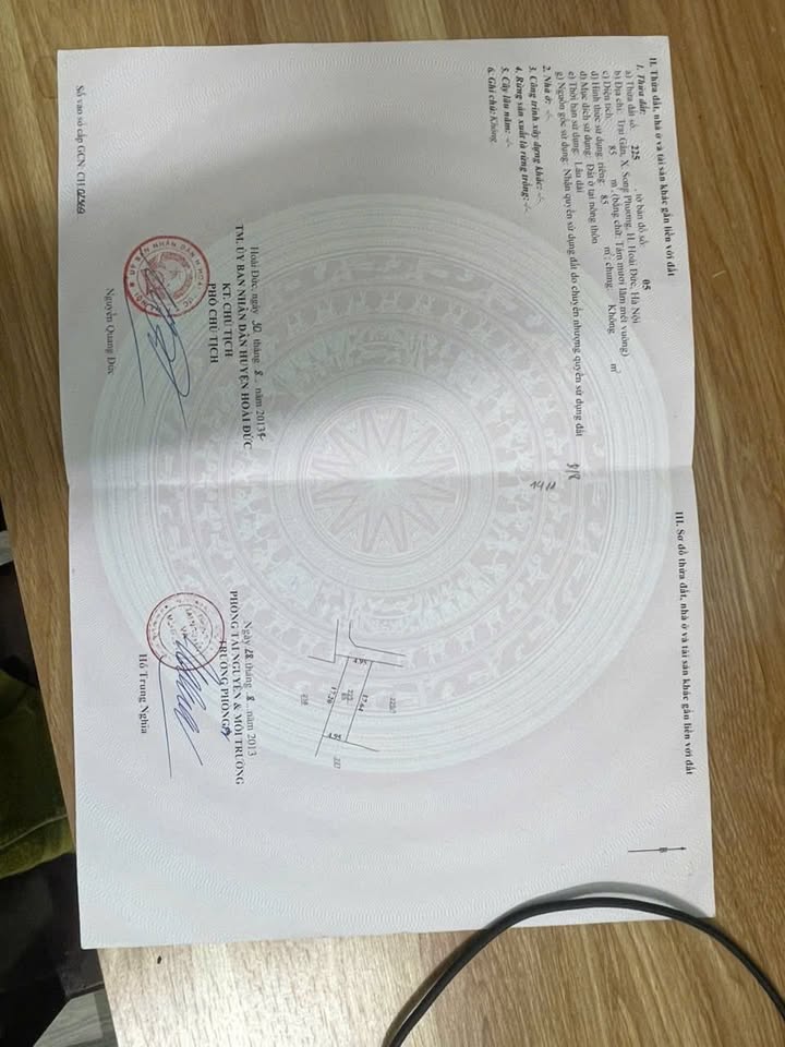 Đất thổ cư Hoài Đức 40m² giá 4 tỷ - Chính chủ bán gấp!