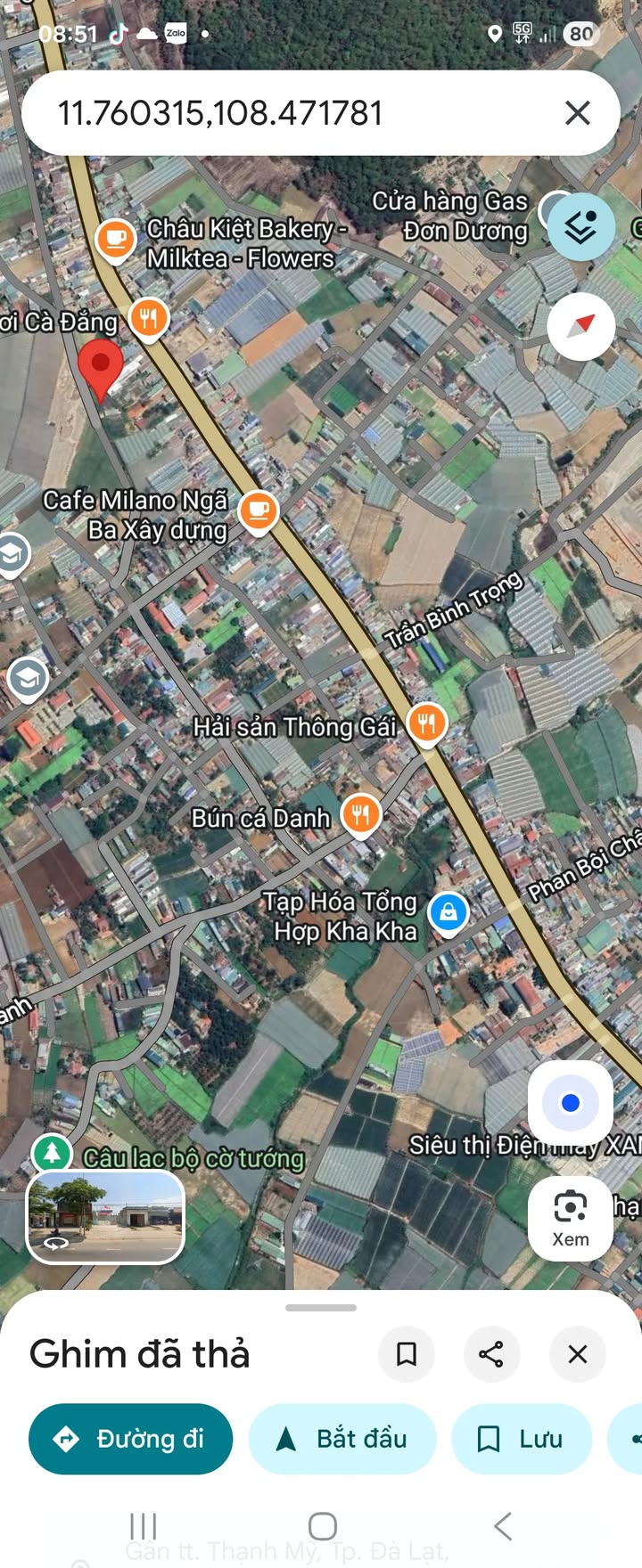 Đất thổ cư 376m² mặt tiền đường Lê Thị Pha, Đơn Dương - Giá chỉ 2.2 tỷ!