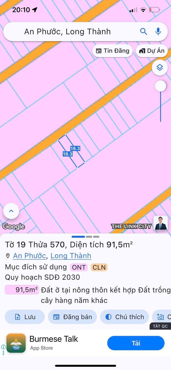 Đất nền 90m² tại Ấp 8, Xã An Phước, Long Thành - Sổ riêng thổ cư, giá tốt!