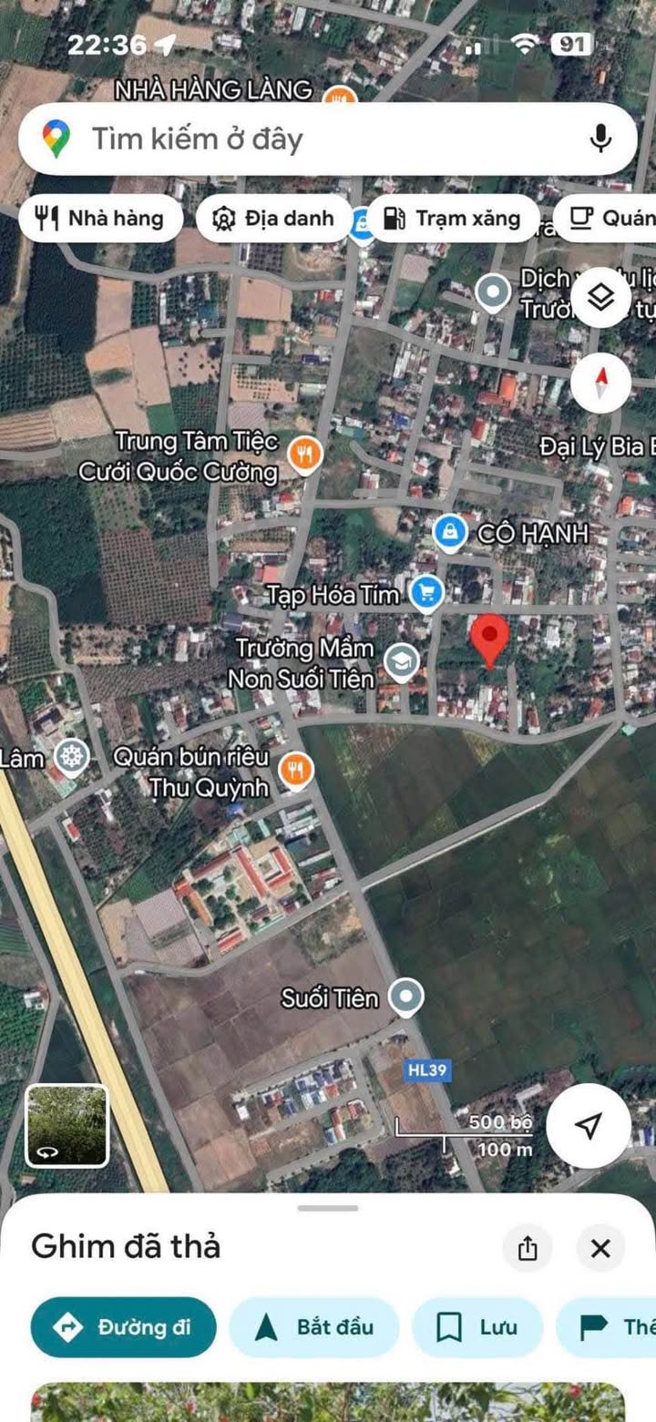 Đất nền Suối Tiên Nha Trang 201m² giá 1 tỷ - Sổ đỏ chính chủ, đầu tư sinh lời!