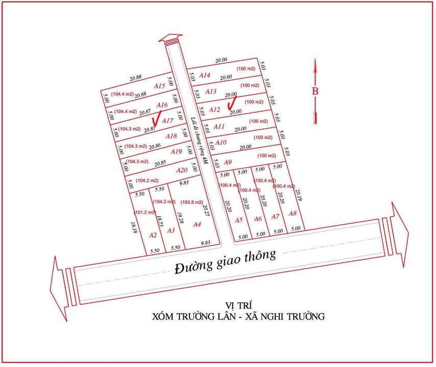Đất nền đường Đức Thiết, Nghi Trung 100m² - Cơ hội đầu tư lý tưởng!