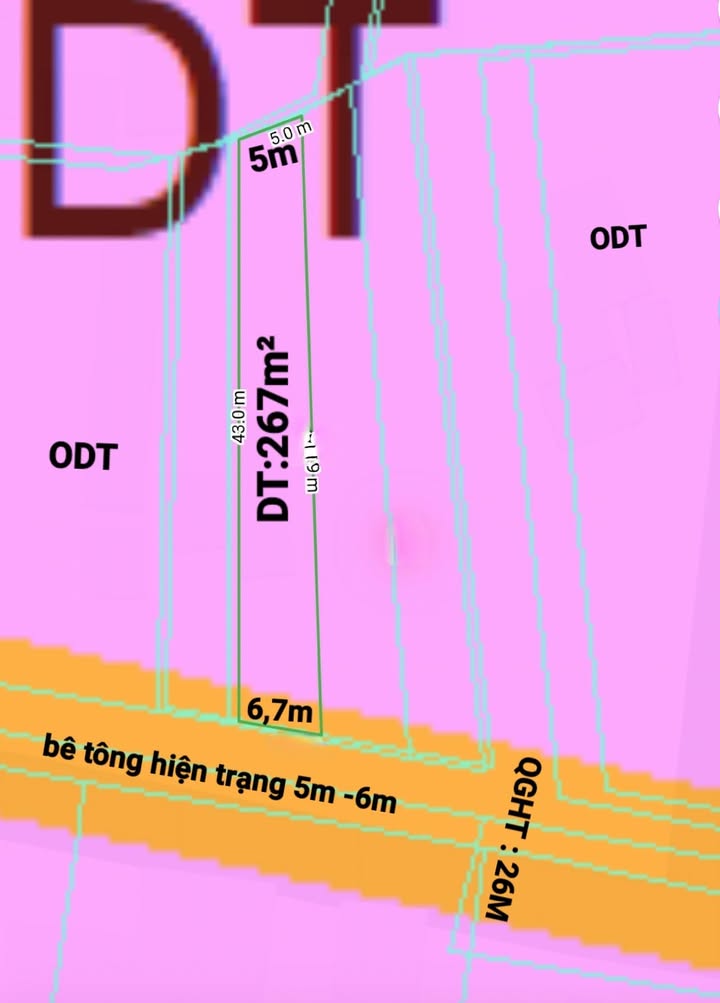 Lô đất Ninh Thủy – Phường Ninh Hòa 267m² giá 3 tỷ - Sổ hồng chính chủ, sang tên ngay!