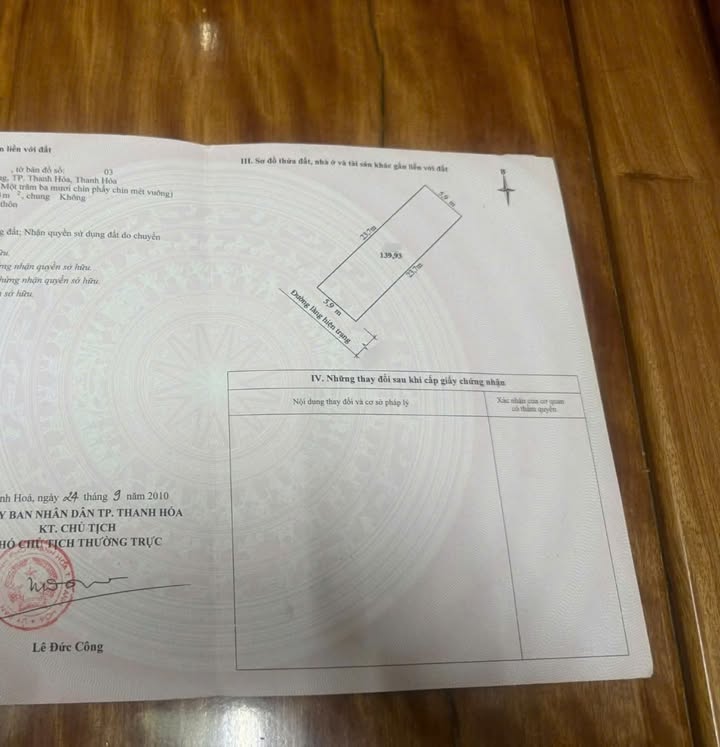 Đất nền phường Quảng Thắng 140m² giá thỏa thuận - Đường ô tô rộng rãi