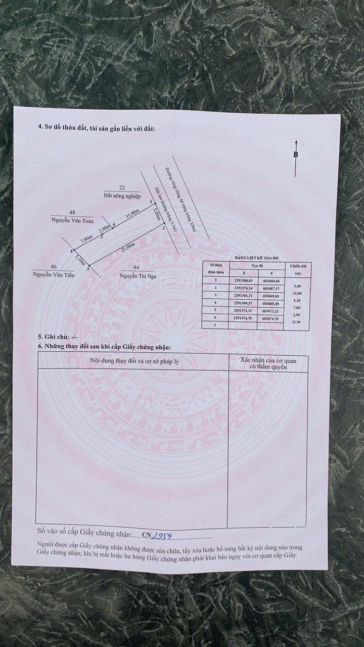 Đất nền Mặt đường Tiểu Bàng 1, Bàng La 108m² - Sổ đỏ chính chủ, giá đầu tư tốt!