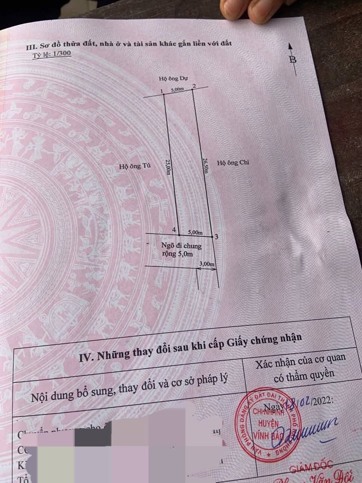 Đất nền Hùng Tiến Vĩnh Bảo 128m² giá 910 triệu - Đầu tư sinh lời ngay!