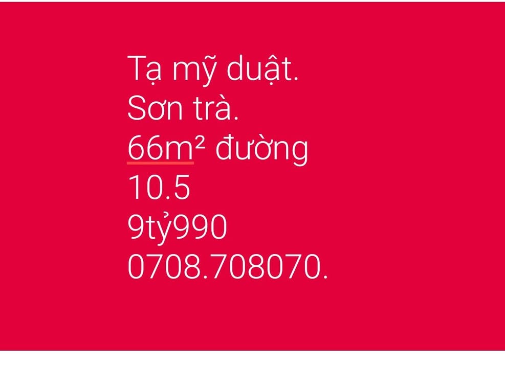 FrontHouse Tạ Mỹ Duật Sơn Trà 66m² giá 9.99 tỷ - Đầu tư sinh lời ngay!