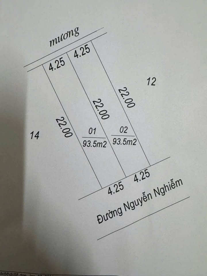 Đất mặt đường Nguyễn Nghiễm, Xuân An, 93m² giá 3.4 tỷ - Cơ hội đầu tư sinh lời!