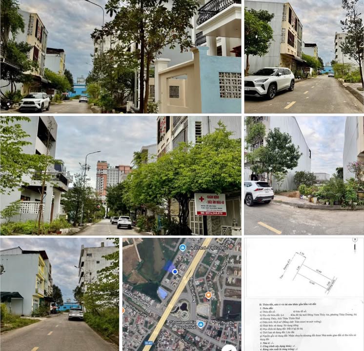 Đất KQH Đông Nam Thủy An Hương Trà 84m² giá 3.6 tỷ - Vị trí đắc địa gần cầu vượt