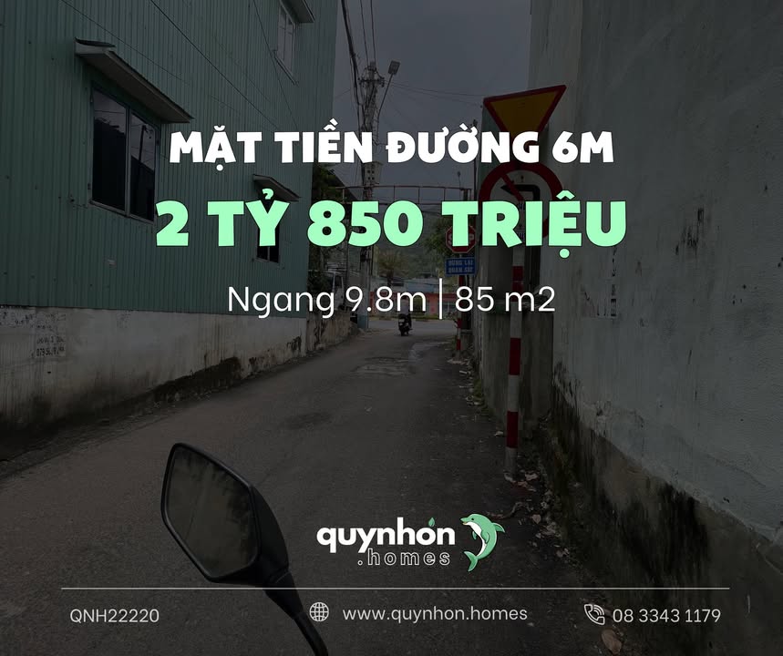 Nhà mặt tiền Thành Thái, Quang Trung, Quy Nhơn 85m² - Giá cực hiếm chỉ 2.85 tỷ!