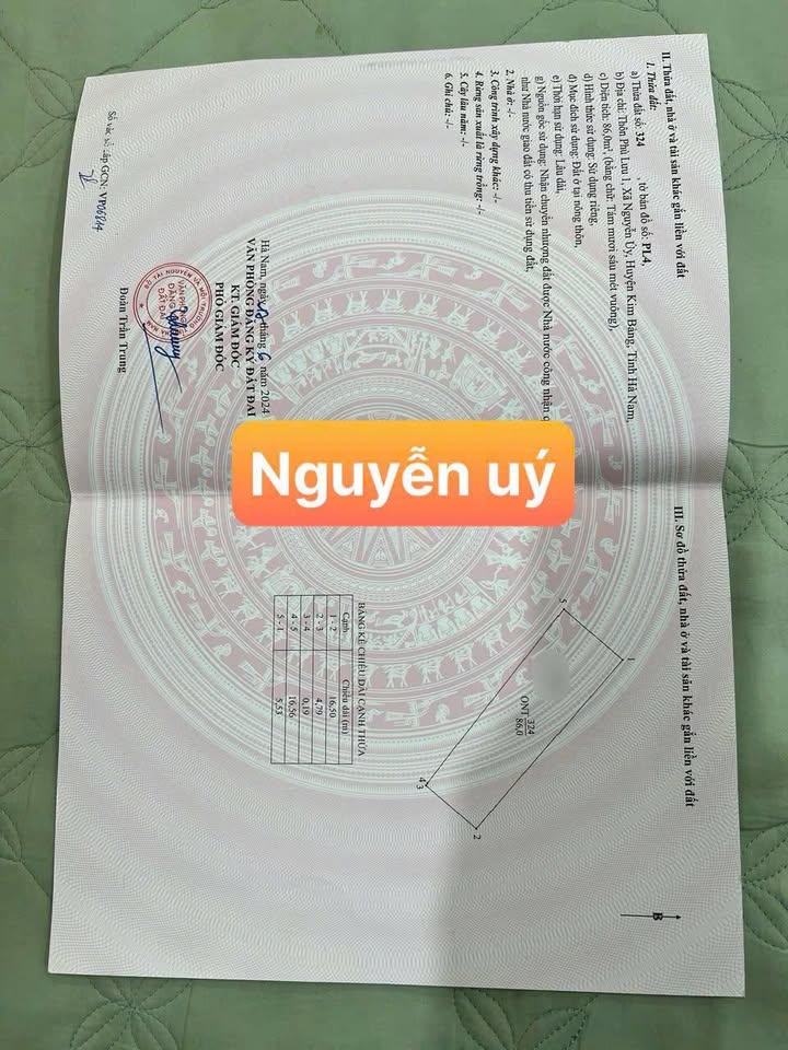 Đất thổ cư Phù Lưu 86m² giá 1 tỷ - Cơ hội đầu tư hấp dẫn!