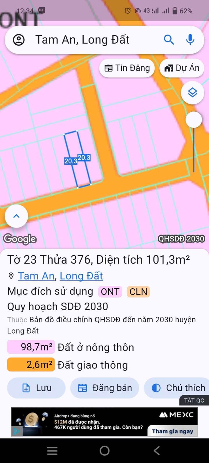 Đất nền Gia Phát, Xã Tam An, 80m² giá 1.3 tỷ - Gần chợ An Ngãi!