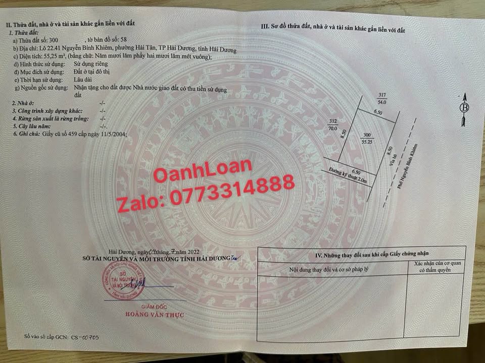 Đất kinh doanh góc 3 mặt tiền 100m² tại phường Hải Tân - Cơ hội đầu tư tuyệt vời!