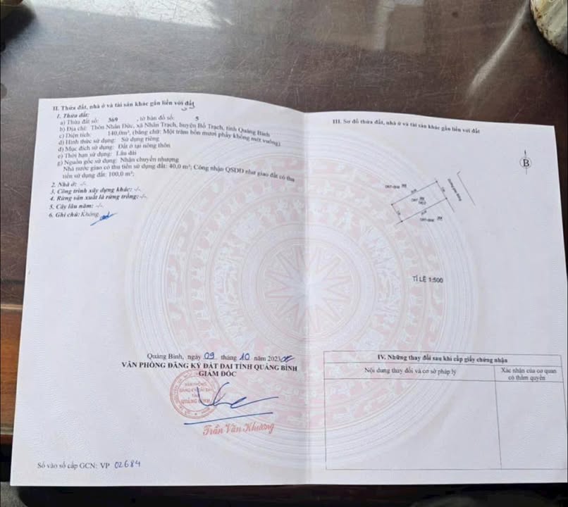 Đất nền Nhân Trạch - 140m² giá chỉ 1xxx triệu - Đầu tư sinh lời ngay!