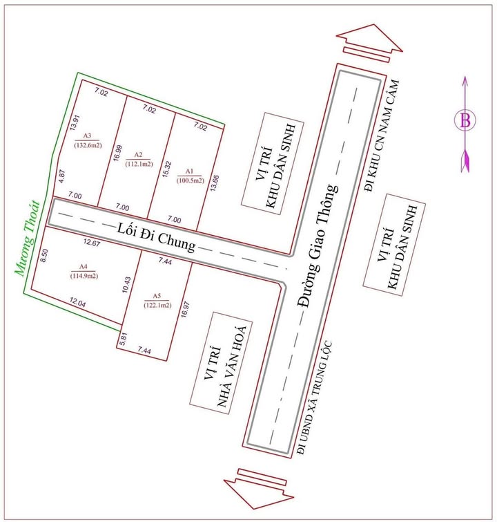 Đất nền 112m² xã Nghi Long, huyện Nghi Lộc giá 1 tỷ - Sổ đỏ chính chủ, gần ủy ban