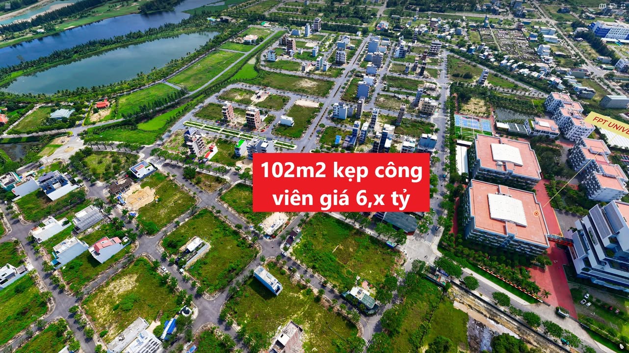 Đất nền FPT Plaza Đà Nẵng 102m² giá 6 tỷ - Đầu tư sinh lời vượt trội!
