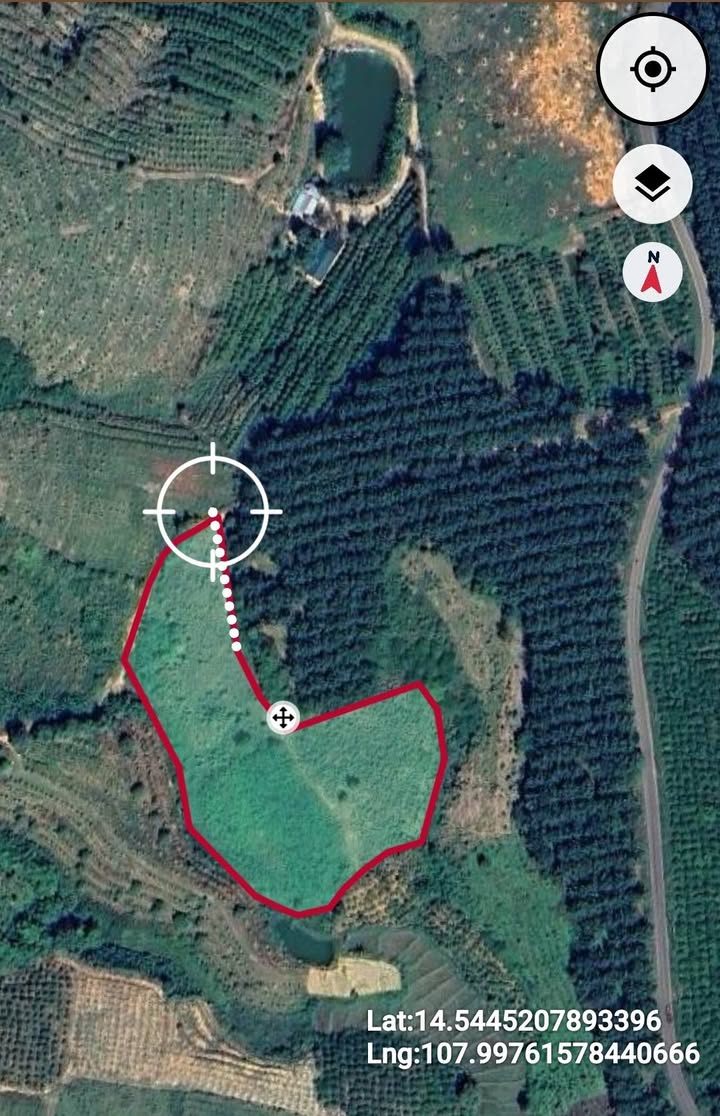 Đất nền 3420m² tại Huyện Kon Plông - Gần đường nhựa lớn, giá tốt!