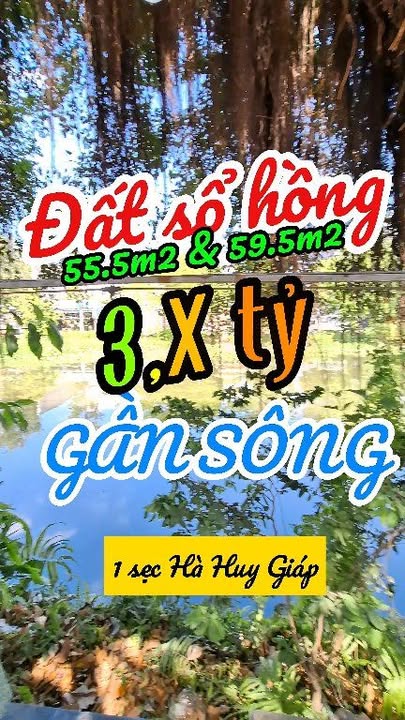 Đất nền gần sông Thới An 55.5m² giá 3.8 tỷ - Đầu tư sinh lời bền vững!