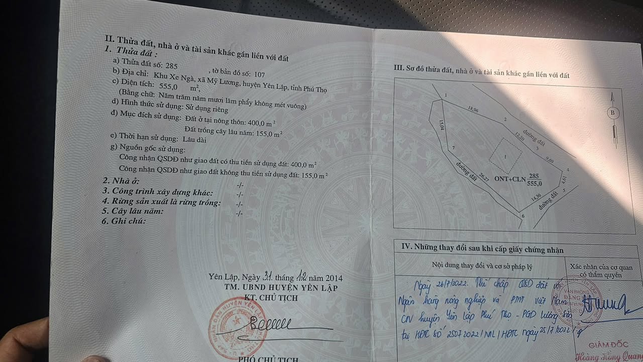 Đất nền Phú Thọ 550m² giá thỏa thuận - Tiềm năng đầu tư tuyệt vời!