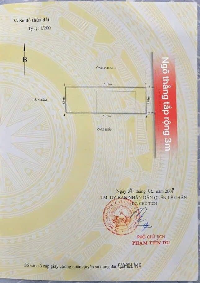 Đất 75m² Phố Hoàng Minh Thảo, Bắc Từ Liêm - Giá Chỉ 4.2 Tỷ!