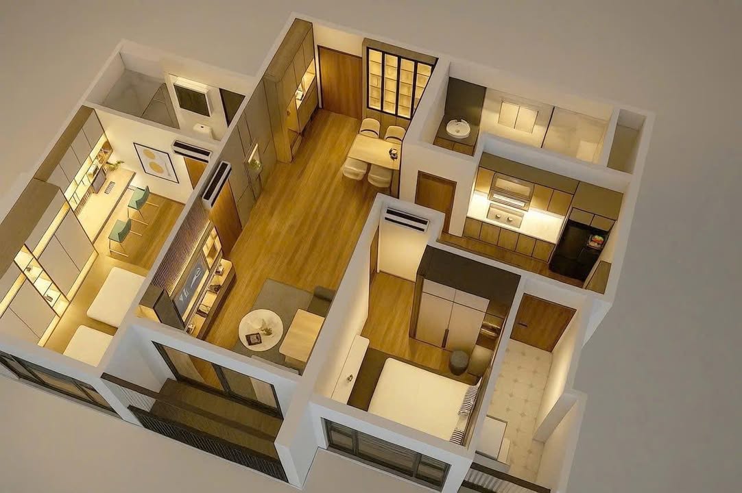 Căn hộ 2 ngủ tòa ZR2 Cầu Giấy 71m² giá 5 tỷ - Thiết kế hiện đại, view sông đẹp!