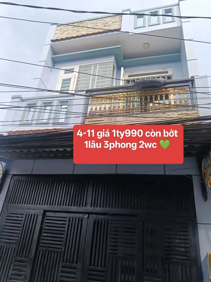 Nhà bán chính chủ 2/Đường 6A, 44m² giá 1.99 tỷ - Nhà đẹp, ở ngay!