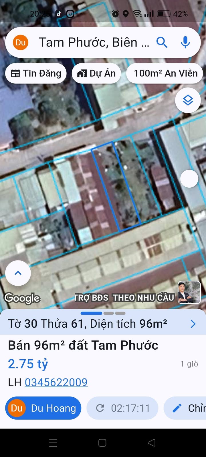 Đất nền chợ đêm Thiên Bình - 97m² giá 2.699 tỷ - Đầu tư sinh lời tuyệt vời!