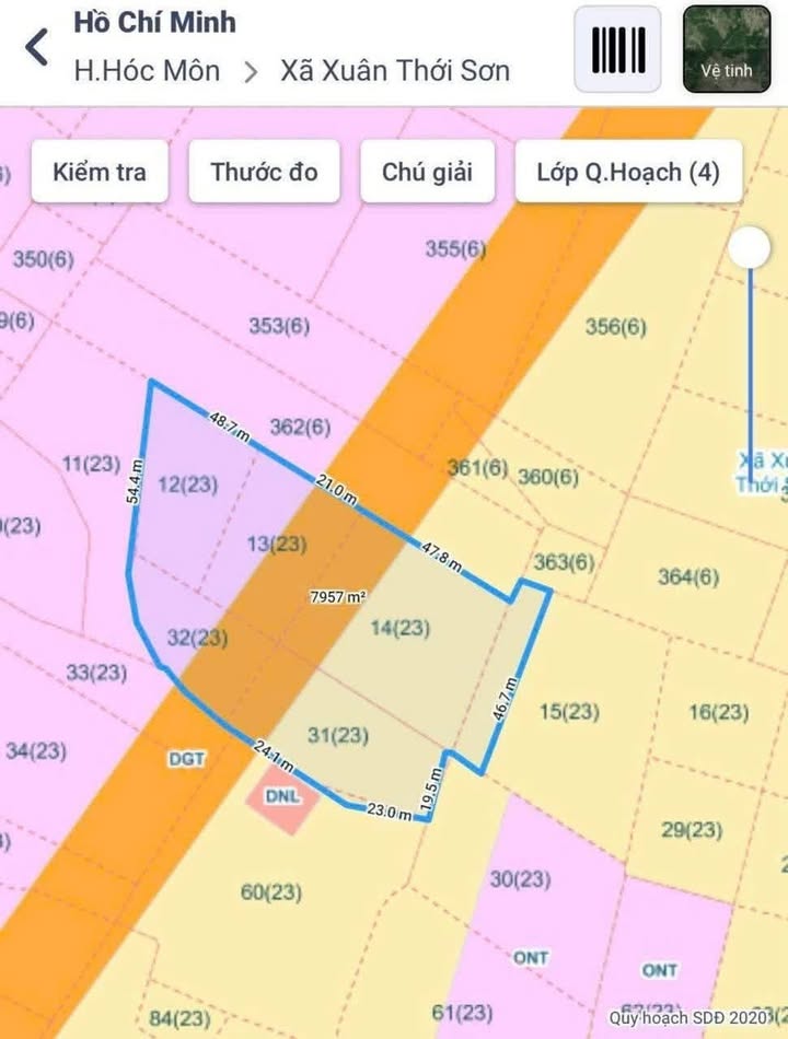 Đất trồng cây lâu năm mặt tiền Trương Thị Như 7900m² giá 29 tỷ - Cơ hội đầu tư tuyệt vời!