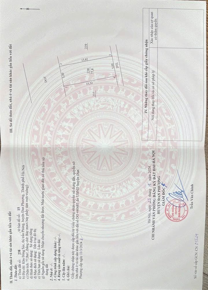 FrontHouse Đường Trục Kinh Doanh Thị Trấn Phùng 77m² - Vị trí đẹp, giá đầu tư hấp dẫn!