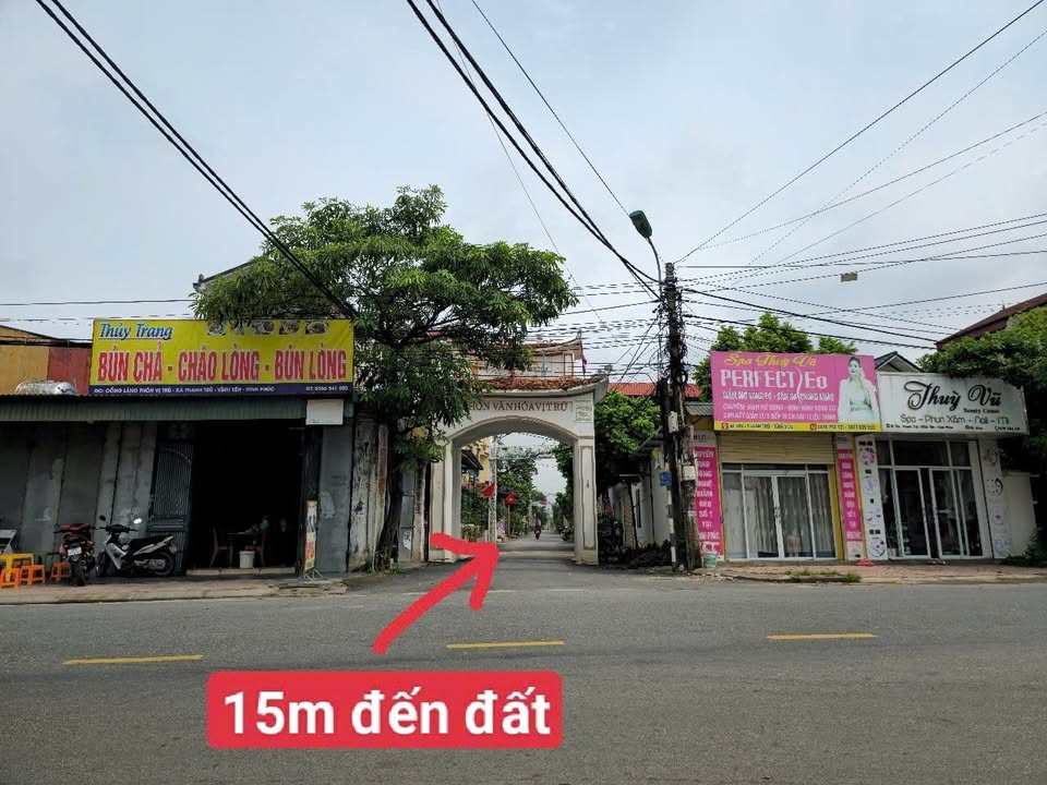 Đất thổ cư Vị Trù, Vĩnh Yên 100m² giá 2.9 tỷ - Gần trường học, tiện ích đầy đủ!