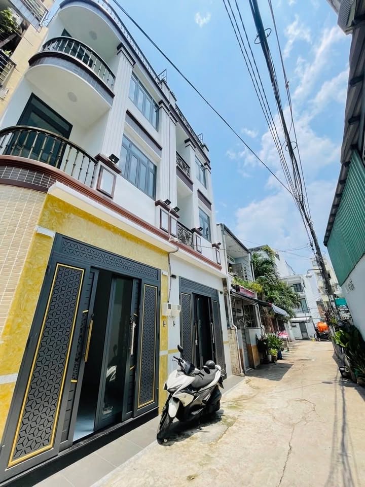Nhà phố 4 tầng Lê Quang Định, Bình Thạnh 52m² - Nội thất mới, vào ở ngay!